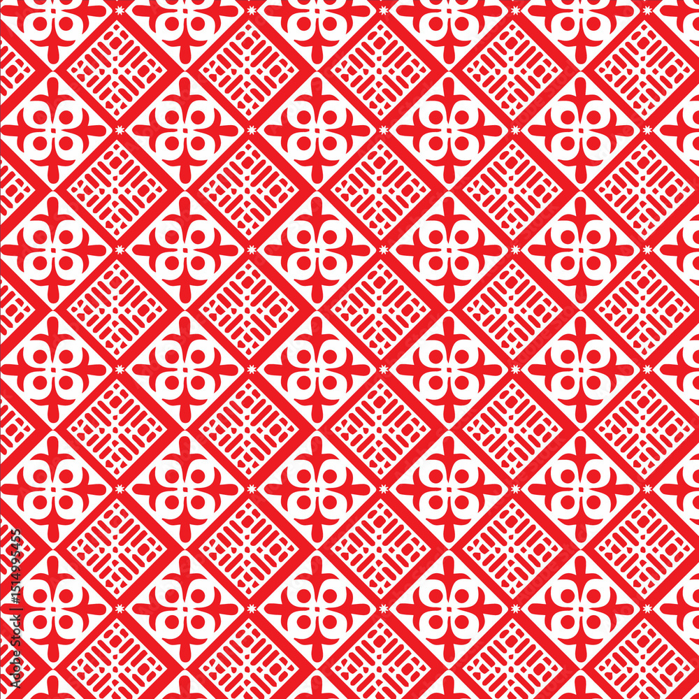 seamless pattern with red hearts seamless pattern with red hearts