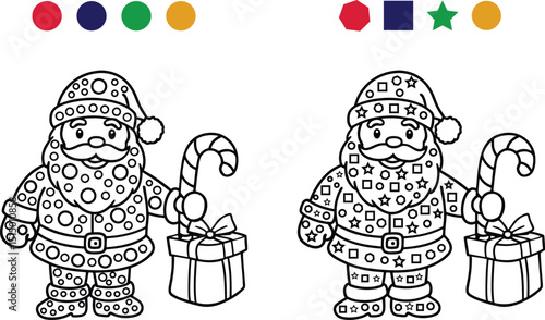Three wise men Russian nesting dolls vector illustration of a funny Christmas boy character