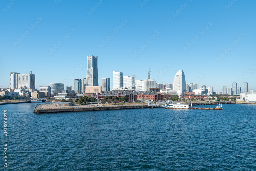 Yokohama skyline, Kanagawa Prefecture, Japan Yokohama skyline, Kanagawa Prefecture, Japan