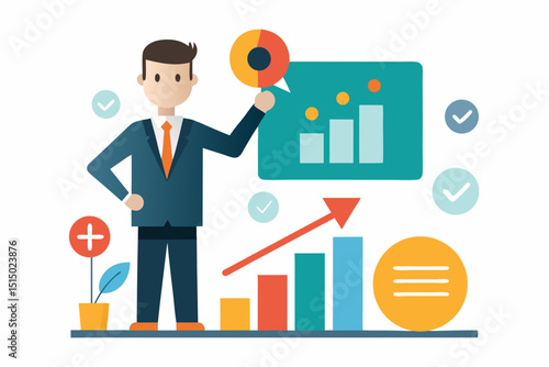  This clean and modern cartoon style is great for corporate design, social media posts, digital marketing content, and branding projects that emphasize reliability, quality, and collaboration.
