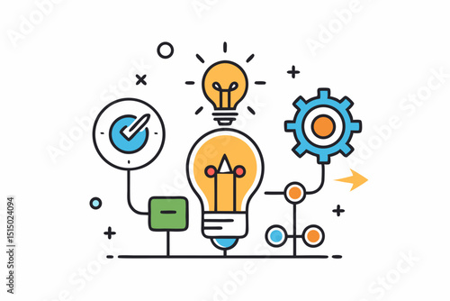  This clean and modern cartoon style is great for corporate design, social media posts, digital marketing content, and branding projects that emphasize reliability, quality, and collaboration.
