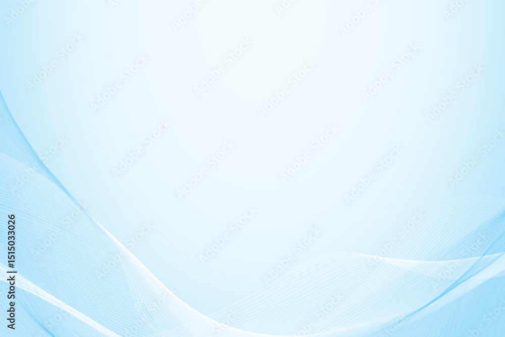 Obraz premium Abstract blue and white wave background Illustrations for templates - Partners