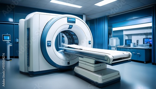 medical ct or mri or pet scan standing in the modern hospital laboratory ct scanner pet scanner in hospital in radiography center mri machine for magnetic resonance imaging in hospital radiology