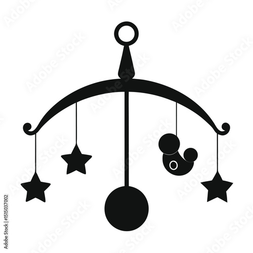 vector illustration of a scales wine