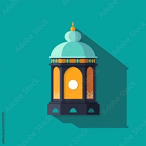 Radiant Ramadan Lantern A Festive Illumination for Celebrating Islamic Culture and Traditions