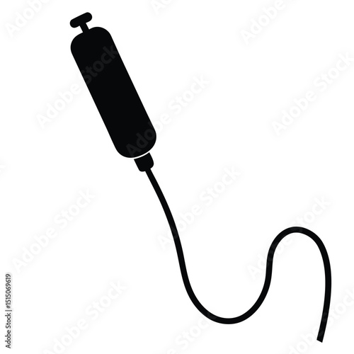electric plug isolated on white