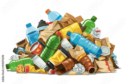 A Chaotic Pile of Trash Exploring the Impact of Waste Accumulation and Recycling Needs