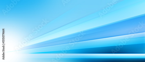 Beautiful gradient scene landscape with light blue color  horizontal wallpaper