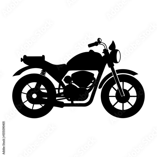 motorcycle isolated vector