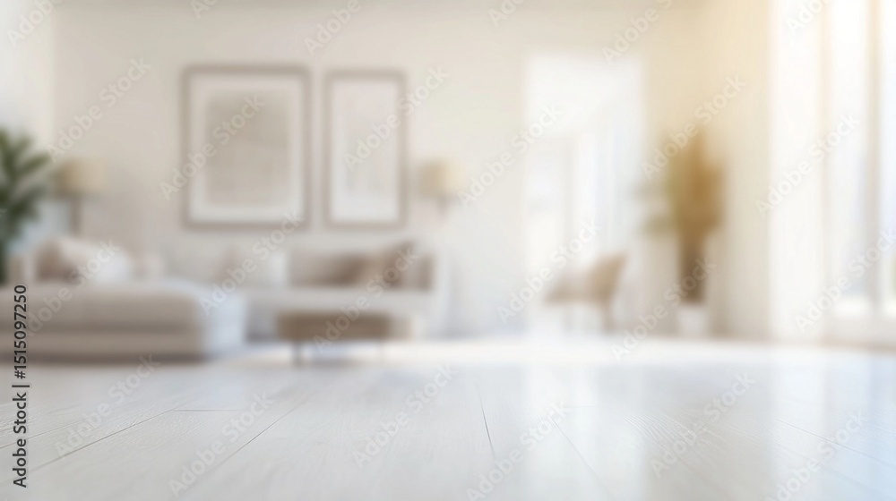 Spacious and airy interior of a modern living room with natural light streaming in, featuring minimalistic furniture and elegant decor elements for a serene ambiance. Spacious and airy interior of a modern living room with natural light streaming in, featuring minimalistic furniture and elegant decor elements for a serene ambiance.