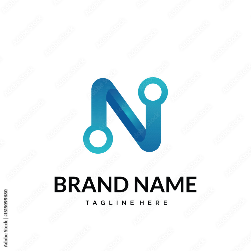 N tech technology logo N tech technology logo