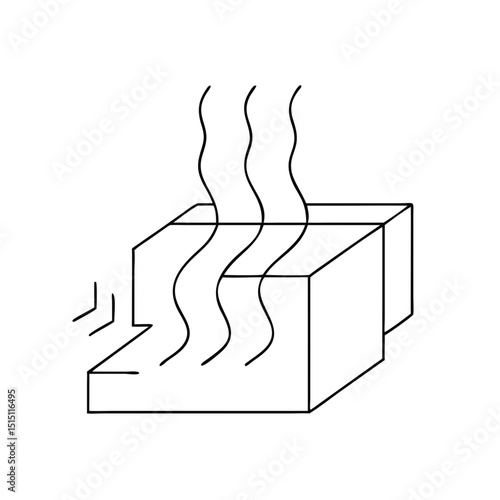 Modern eco-friendly house icon with thermal mass materials for energy efficiency
 - modern eco-friendly home 