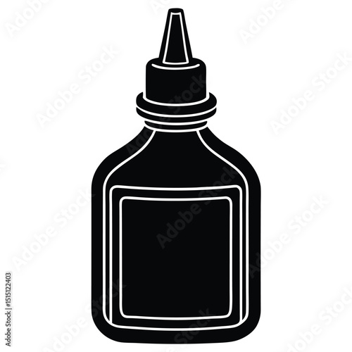 vector illustration of a bottle