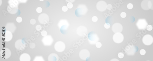 Abstract blur sparkles bokeh background with glowing stars glitters light effect confetti banner design.