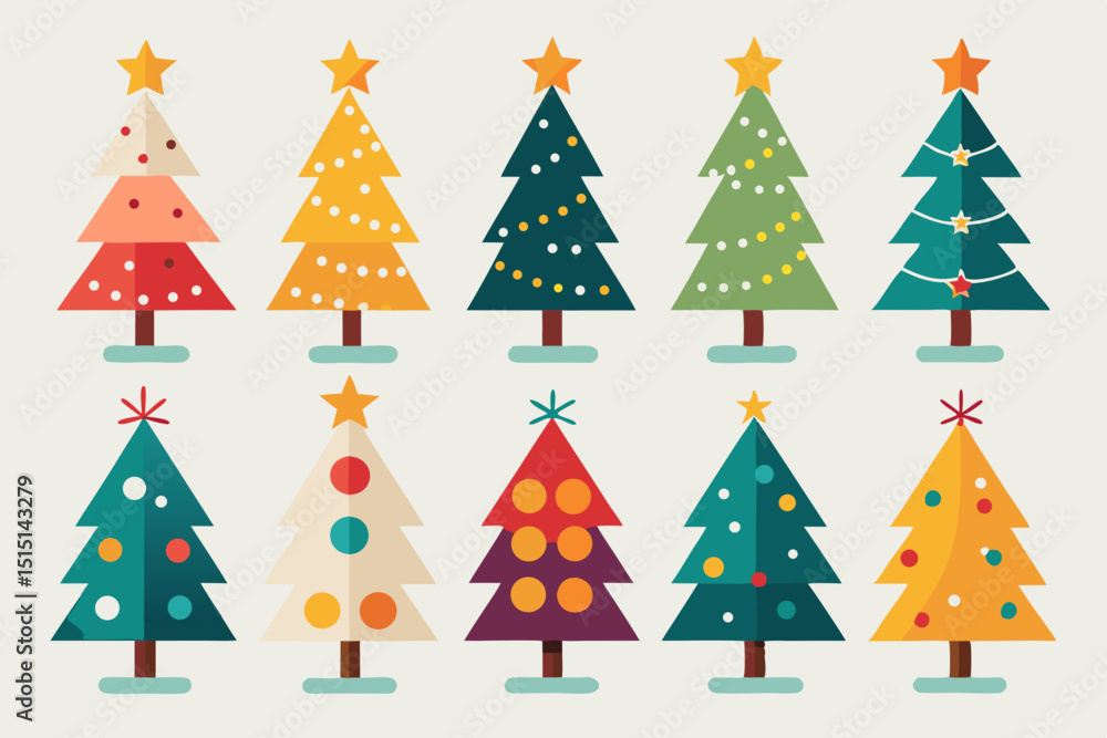 christmas trees seamless pattern christmas trees seamless pattern