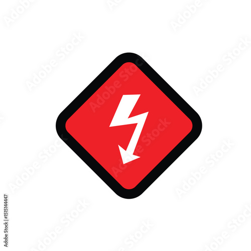 Free Download High voltage sign with lightning and High voltage icon. Alert  hazard and danger  caution electrical icon. Vector ilustration. - GFXLoad