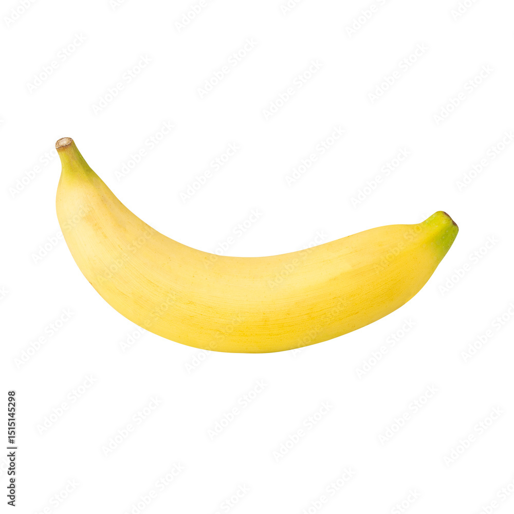 Banana cutout, full depth of field. Banana cutout, full depth of field.