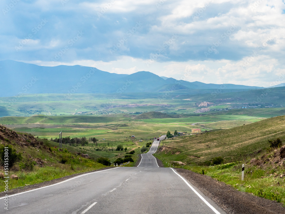 Ταπετσαρία M9 highway near Goris town in Syunik province
