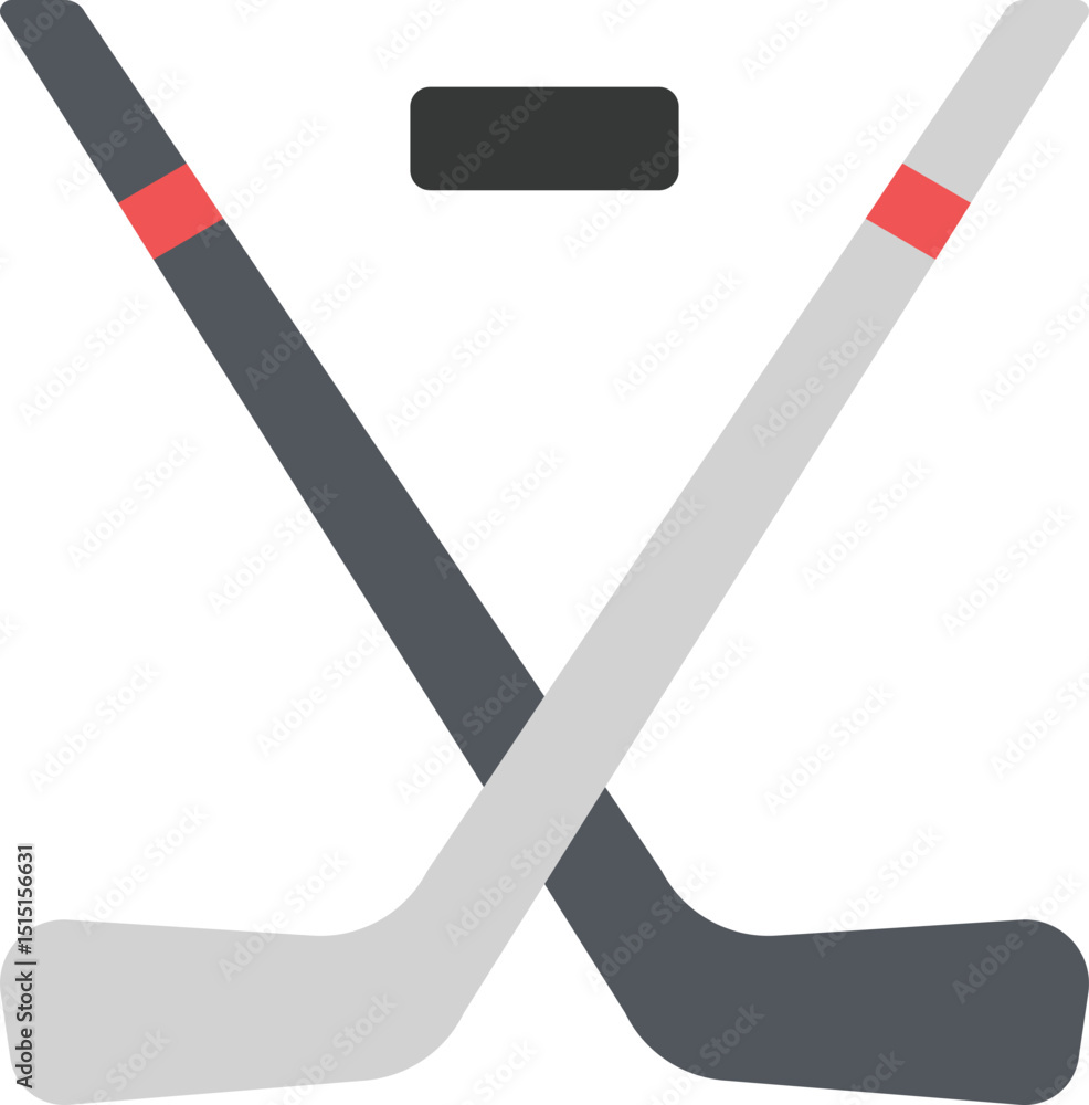 Photography Hockey Flat Icon