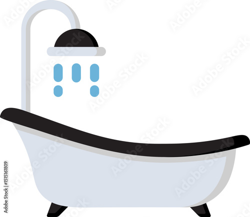 Bathtub Flat Icon