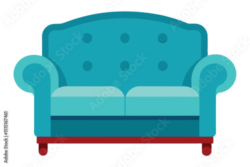 sofa isolated on white