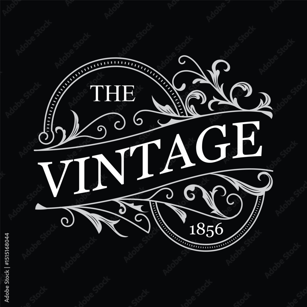 vintage retro label
