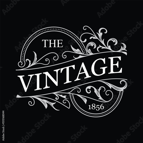 vintage retro label