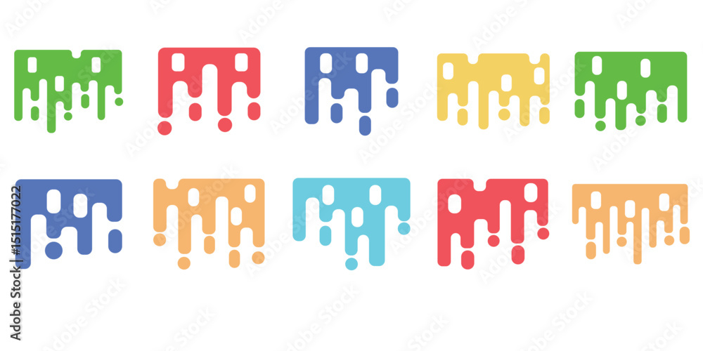 Fototapeta premium Dripping Liquid Illustration