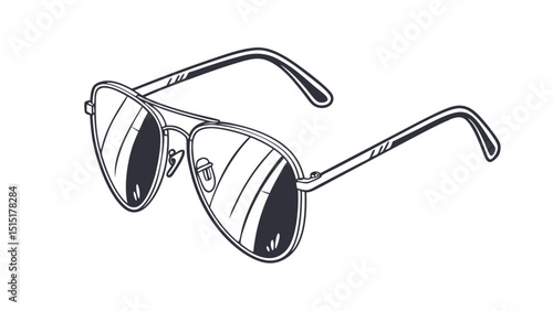 glasses isolated on white background