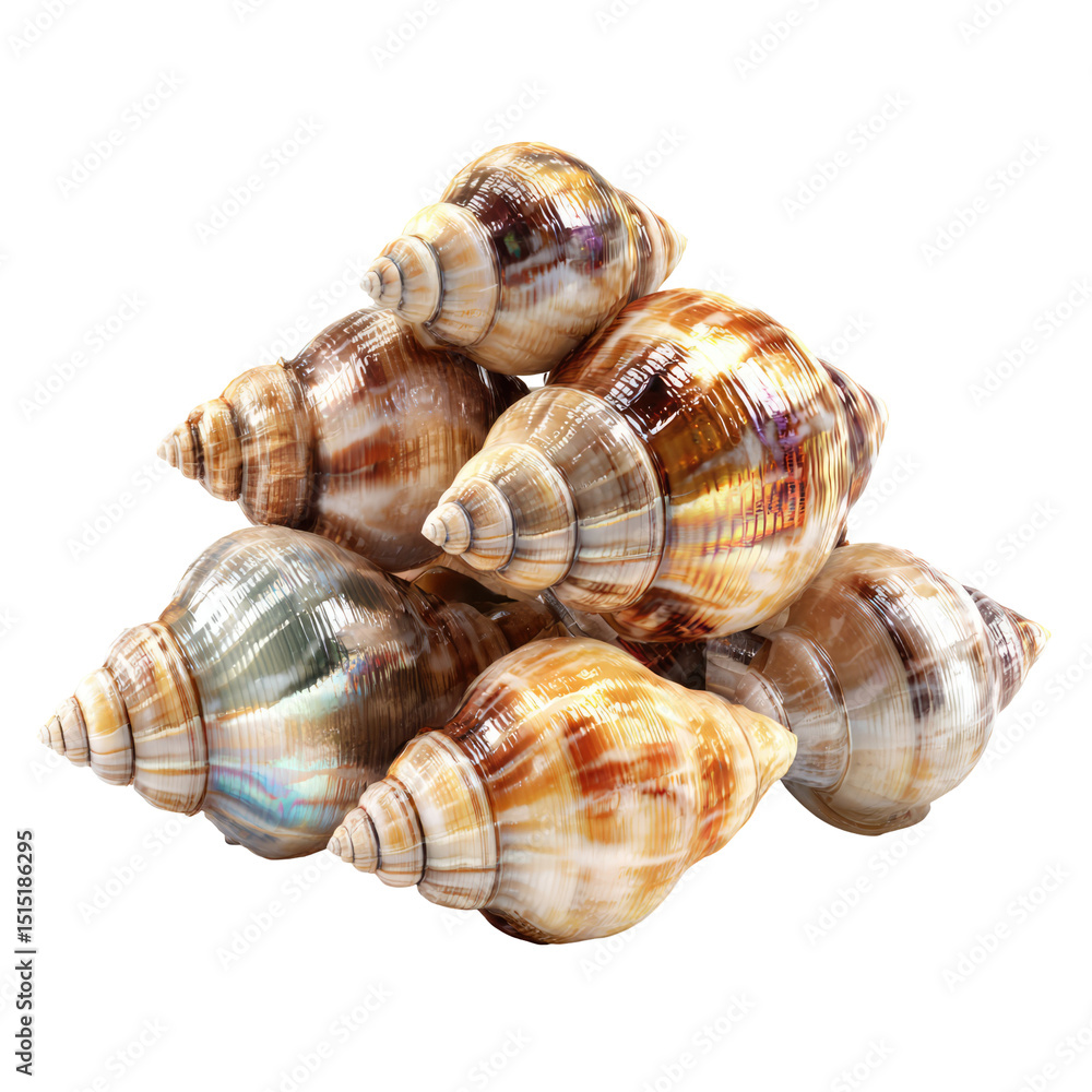 An Exceptional Collection of Rare Large Sea Shells on Transparent Background
An Exceptional Collection of Rare Large Sea Shells on Transparent Background