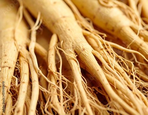 Close-up of ginseng roots
