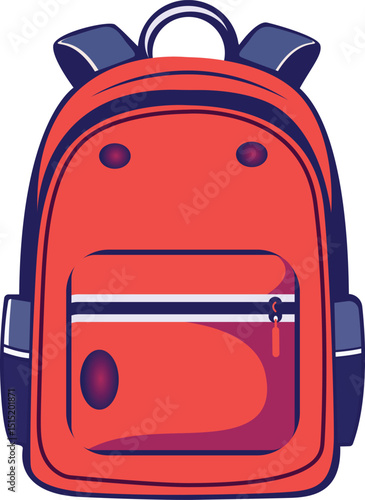 Red School Bag