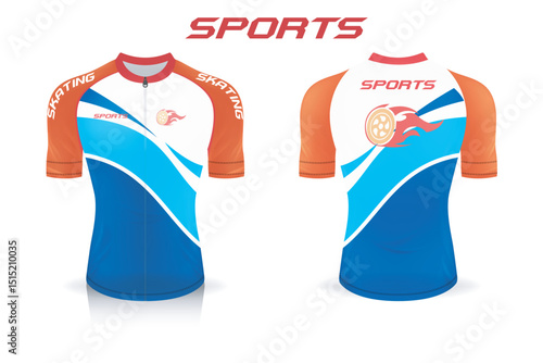 Stylish Skate Sport Jersey Design for Athletes