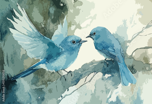 colorful bird vector art