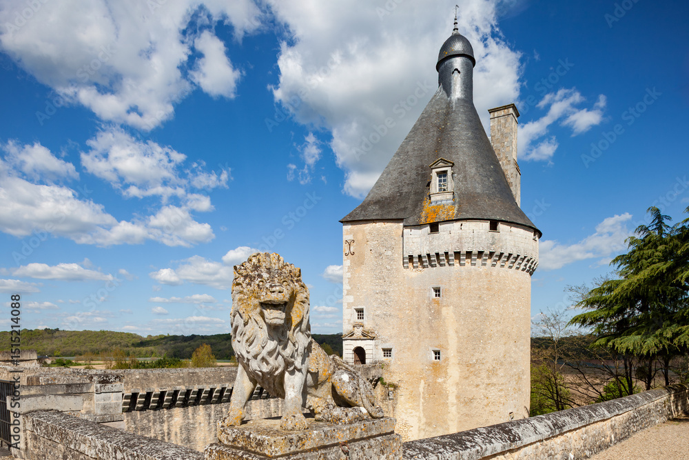 Φωτογραφία Bonnes, Poitou, France: Touffou castle, near Poitiers, historic monument and one