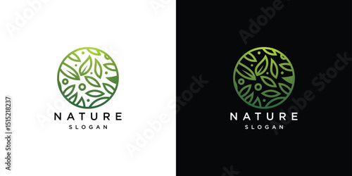 Nature Leaf Logo Inspiration. Nature Leaf Logo Symbol