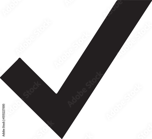 check mark on white background