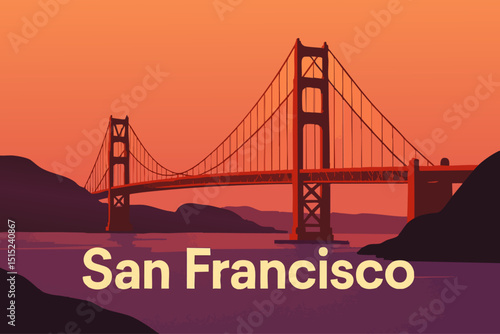 San Francisco Fog Over Golden Gate Bridge