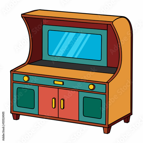 retro tv set