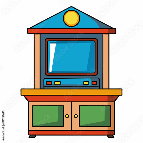 retro tv set