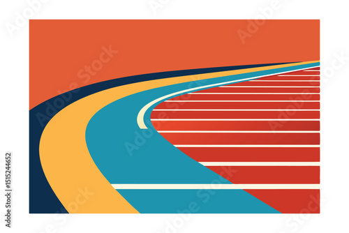running track background vector