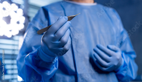 Foto Expert hands ready for surgery