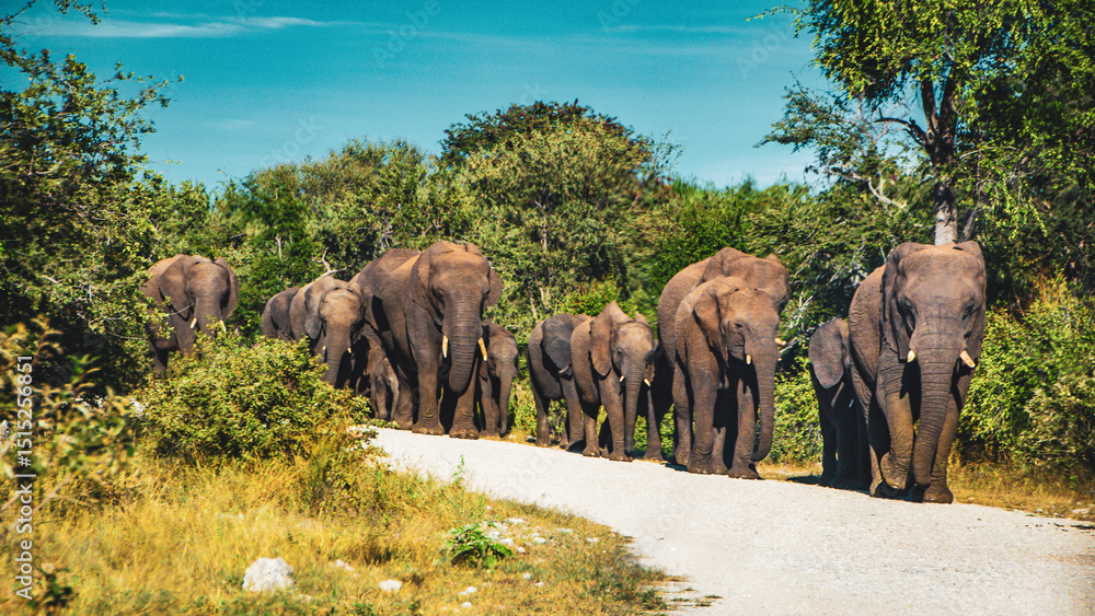 Obraz premium elephants