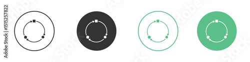 Adaptation icon logo vector set. Graphic design elements