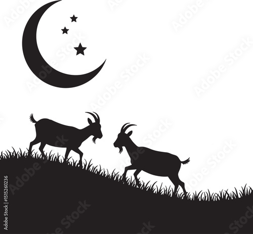 deer silhouette vector