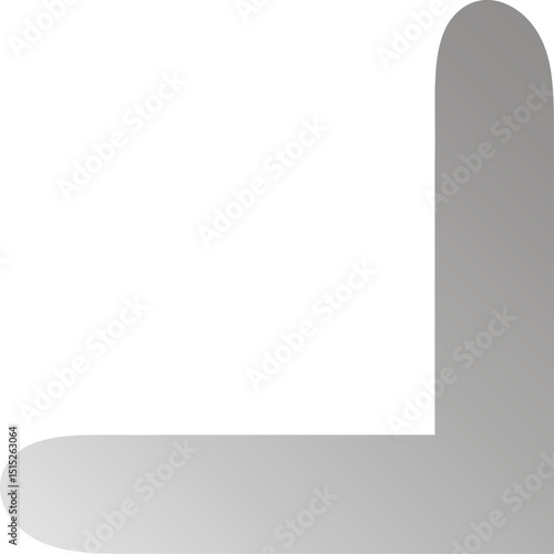 Grey Corner Elements – Minimal Decorative Accents for Layout Framing