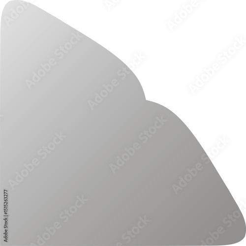 Grey Corner Elements – Minimal Decorative Accents for Layout Framing