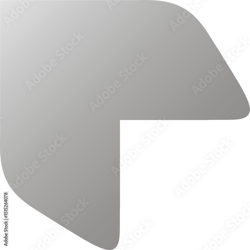 Grey Corner Elements – Minimal Decorative Accents for Layout Framing