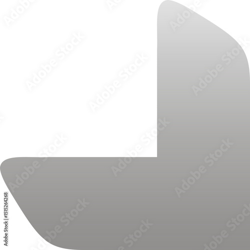 Grey Corner Elements – Minimal Decorative Accents for Layout Framing