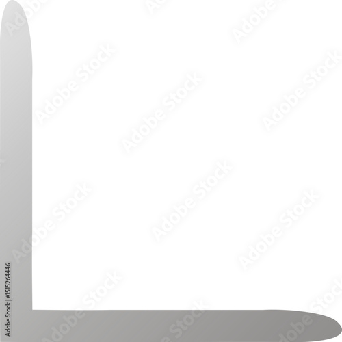 Grey Corner Elements – Minimal Decorative Accents for Layout Framing
